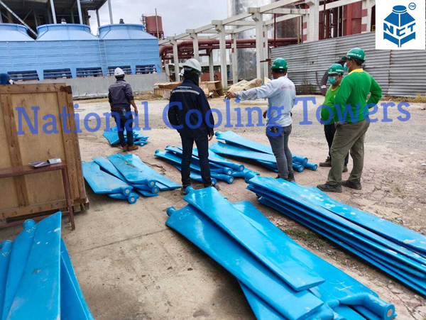 FRP fan set for cooling tower